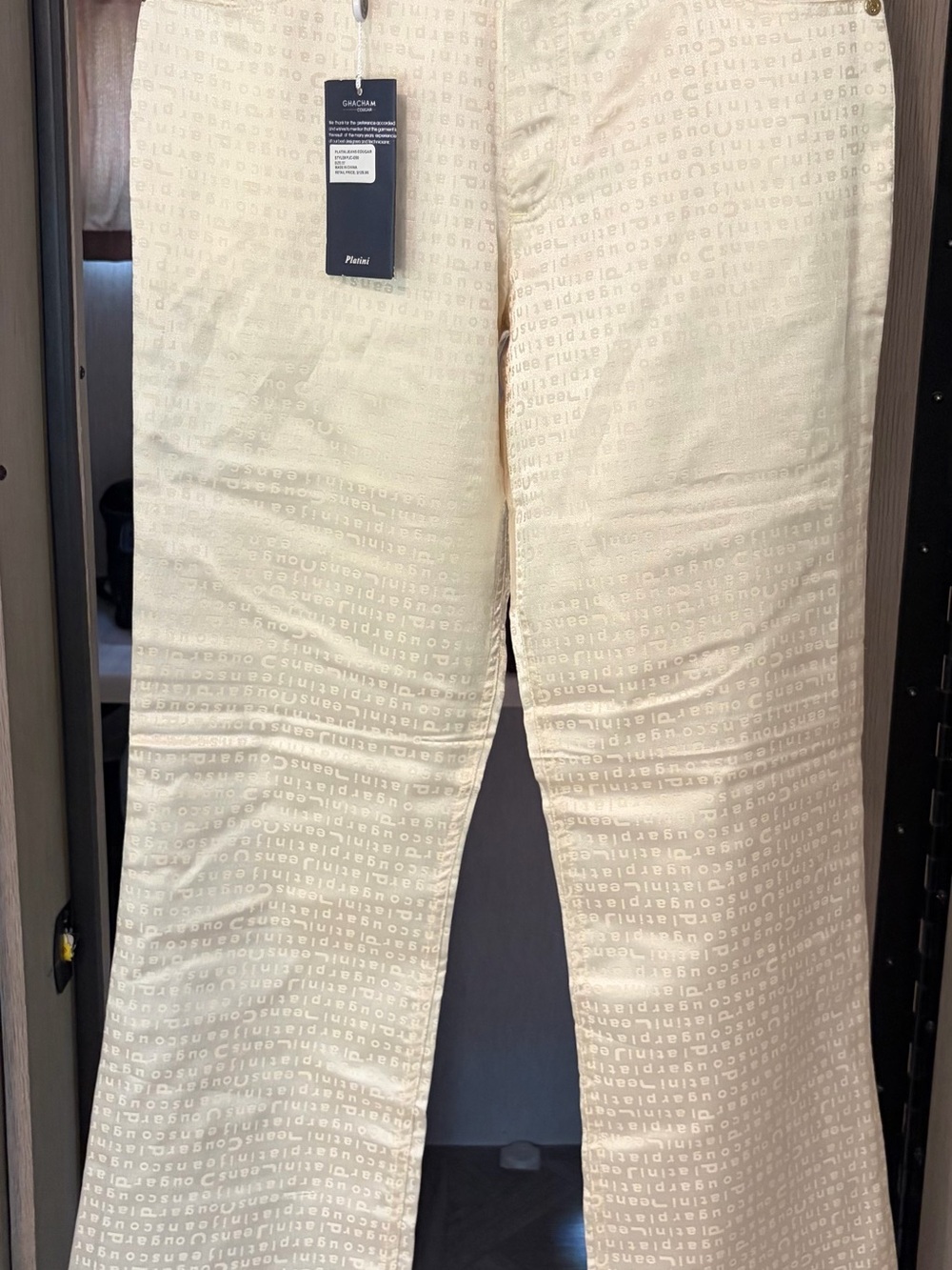 Cougar Cream Textured Women's Chinos